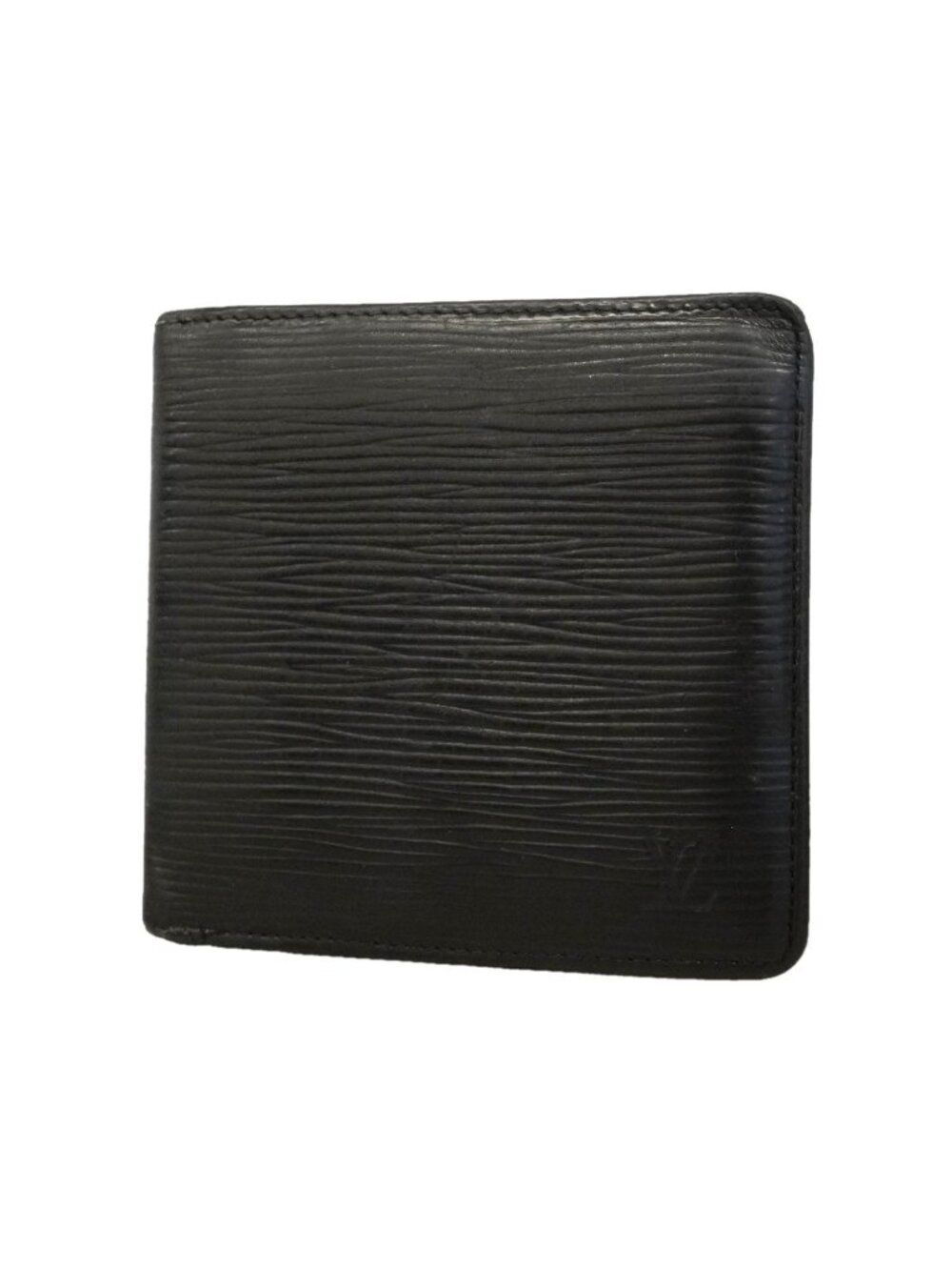 Louis Vuitton Wallet Epi Portefeuille Cartes Credit Monet Noir